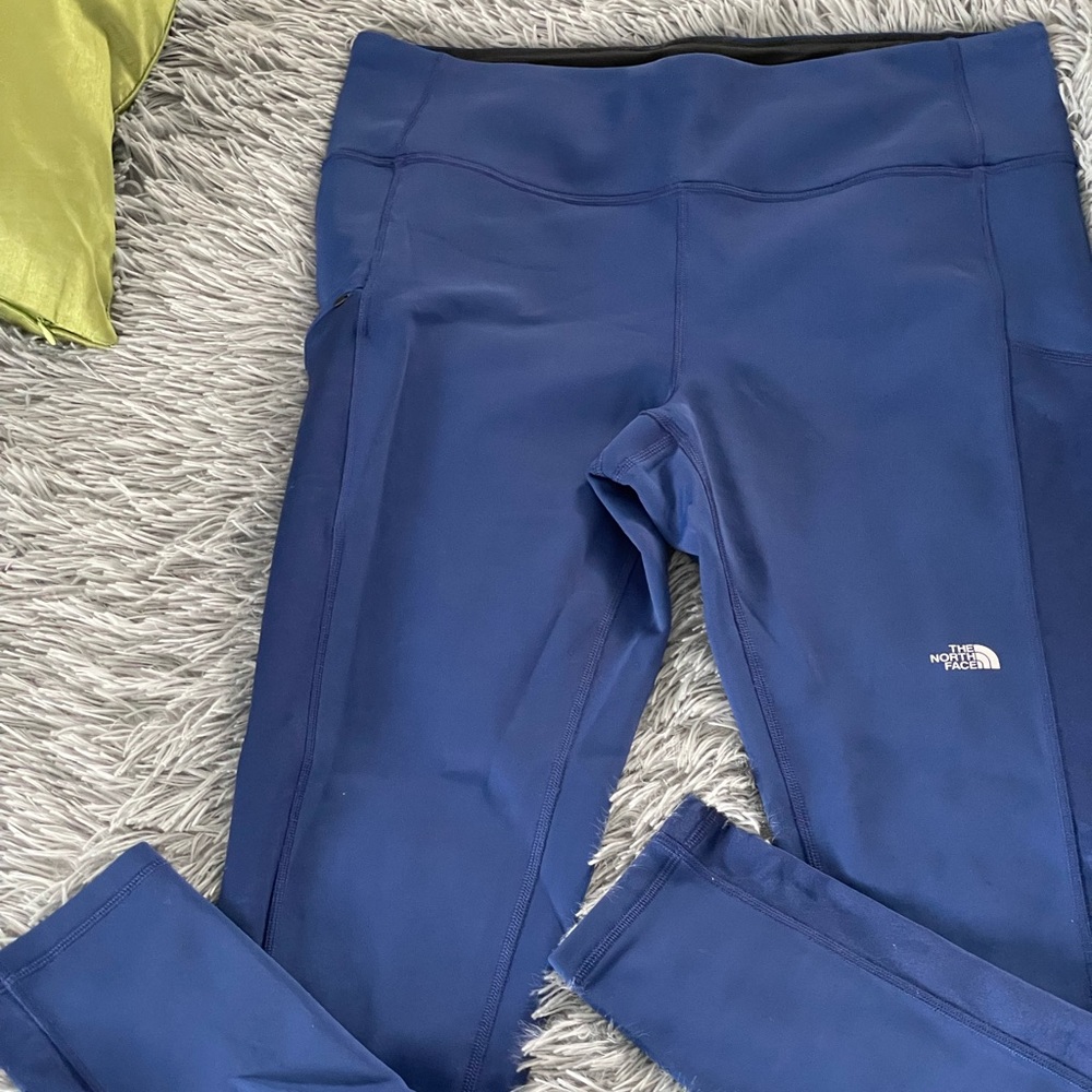 The North Face stretch fleece lined running tights, size XL